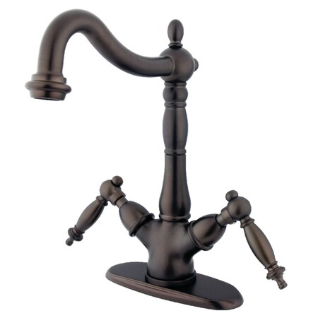 Kingston Brass KS1495TL Vessel Sink Faucet, Oil Rubbed Bronze KS1495TL